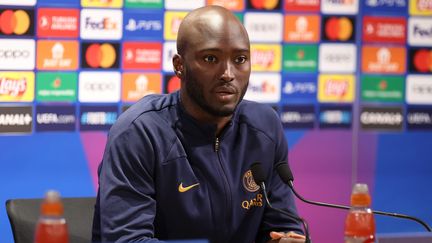 Danilo Pereira en avril 2024 avant le match contre Barcelone en quart de finale aller de la Ligue des champions (LE PARISIEN / ARNAUD JOURNOIS / MAXPPP)