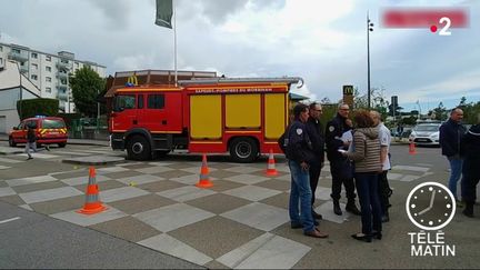 Les lieux à Lorient où un chauffard a tué au moins un enfant (France 2)