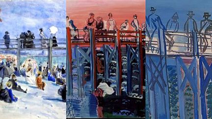 L'estacade et la plage du Havre, l'un des sujets récurrents de Raoul Dufy
 (France 3 / Culturebox )