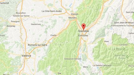 Les pompiers de Grenoble (Isère) ont été pris à partie par cinq individus (CAPTURE ECRAN GOOGLE MAPS)