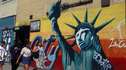 Jeunes Latinos à New York, le 17 novembre 2011. (AFP - Only France - Only World - Bob Dewel)