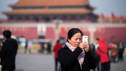 Place Tiananmen, à Pékin, en novembre 2016. (MAXPPP)