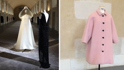 Modèles d'archives Balenciaga exposés au siège de Kering au 40, rue de Sèvres dans le cadre des Journées Européennes du patrimoine
 (Corinne Jeammet)