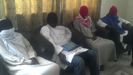 Des membres du groupe islamiste Boko Haram &agrave; Maiduguri, dans l'Etat de Borno, au Nigeria, le 23 f&eacute;vrier 2013.&nbsp; ( REUTERS)