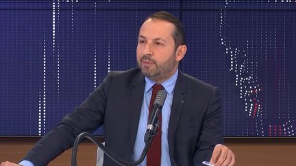 Le député du Nord et porte-parole du RN, Sébastien Chenu, était l'invité du "8h30 franceinfo", mercredi 18 novembre 2020. (FRANCEINFO / RADIOFRANCE)