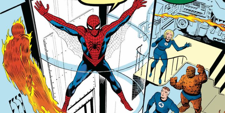 Le personnage de Spiderman, une co-création de Stephen Ditko
 (Marvel)