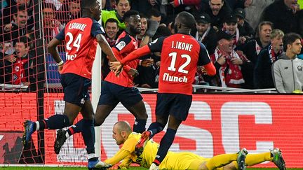 Jonathan Bamba a donné la victoire au Losc (PHILIPPE HUGUEN / AFP)