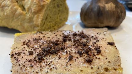 Foie Gras&nbsp;au Grué de Cacao. (FRANCK DAUMAS / RADIO FRANCE)