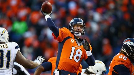 Le QB des Broncos, Peyton Manning