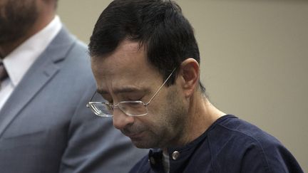 Michigan. 24 janvier 2018. Le Dr Larry Nassar est condamné à une peine de 40 à 175 années de prison pour&nbsp;de multiples agressions sexuelles sur des mineurs. Il fut le médecin de l'équipe nationale américaine de gymnastique féminine de 1996 à 2014. (MAXPPP)