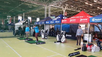 12ème Salon du Golf Porte de Versailles à Paris (Fabrice Rigobert Radio France)