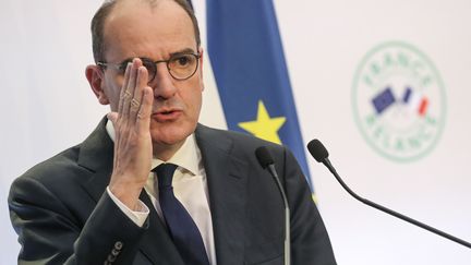 Jean Castex, Premier ministre, présente son plan de relance, le 3 septembre 2020 à Paris. (LUDOVIC MARIN / AFP)