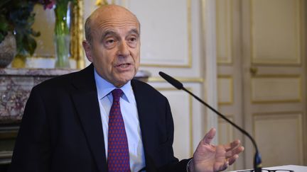 Alain Juppé à la mairie de Bordeaux, le 23 janvier 2019. (MEHDI FEDOUACH / AFP)