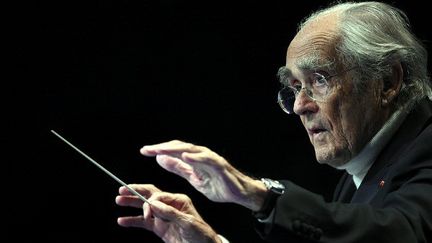 Le musicien, compositeur et arrangeur Michel Legrand au Festival des Notes et des Toiles 
 (PHOTOPQR/L&#039;EST REPUBLICAIN/MAXPPP)