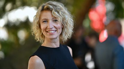 La comédienne et réalisatrice Alexandra Lamy lors du 14e Festival du film francophone à Angoulême (Charente) le 27 août 2021 (FRANCK CASTEL / MAXPPP)