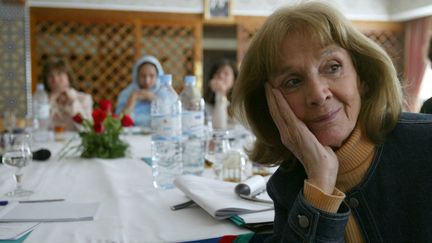 L'avocate française Gisele Halimi, le 6 mars 2004, à Fès, au Maroc. (ABDELHAK SENNA / AFP)