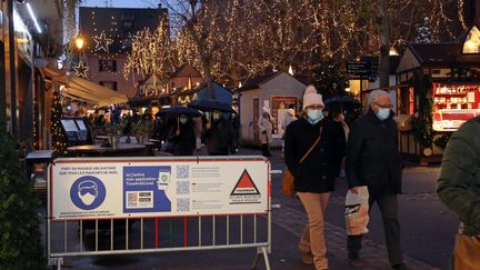 Le marché de Noël de Colmar (Haut-Rhin), le 2 décembre 2021. (MAXPPP)