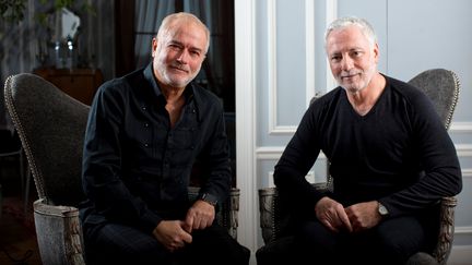 Michel Canesi et Jamil Rahmani, auteurs de "Villa Taylor", aux éditions Anne Carrière (2017). (Thierry Rateau)