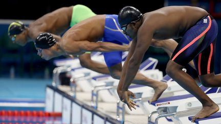 L'Ethiopien Robel Kiros Habte dans la série du 100m nage libre (AL BELLO / GETTY IMAGES SOUTH AMERICA)