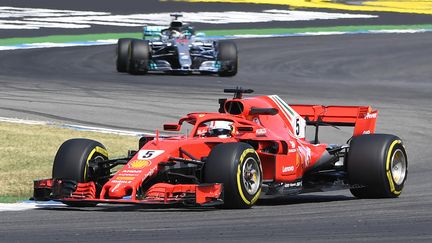 Sebastian Vettel (Ferrari). (ULI DECK / DPA)