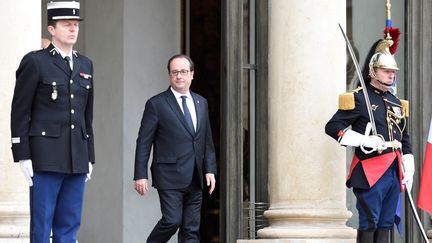 François Hollande à l'Elysée, le 25/04/17
 (STEPHANE DE SAKUTIN / AFP)