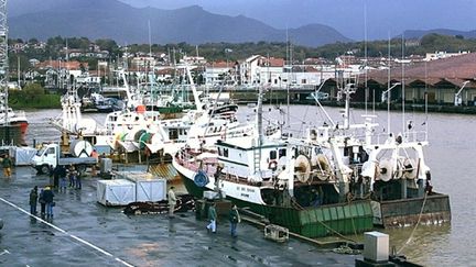 Le port de Saint-Jean-de-Luz (5-12-2002) (AFP - DANIEL VELEZ)