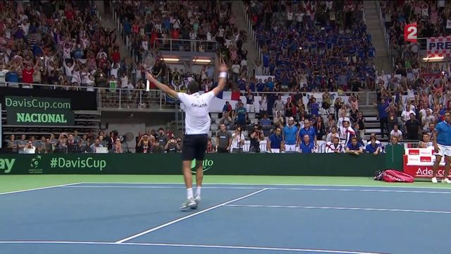 VIDEO. Coupe Davis : Cilic bat Gasquet en trois sets (6-3, 6-2, 7-5), la Croatie élimine la France en demi-finale