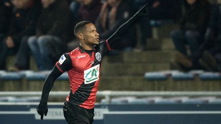 Claudio Beauvue a sauvé Guingamp dans le money time (JEAN-SEBASTIEN EVRARD / AFP)