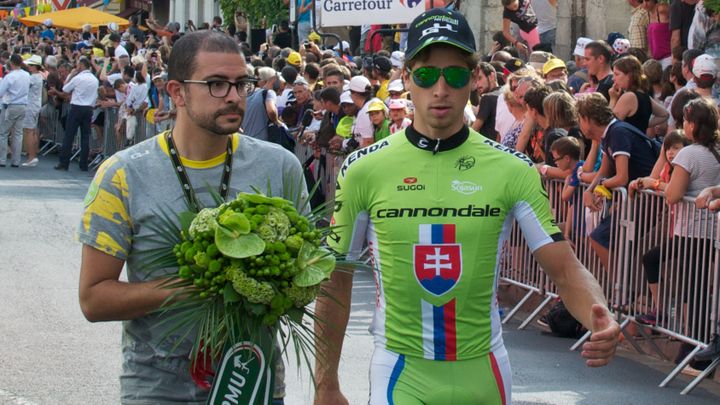 &nbsp; (Peter Sagan ramène le maillot vert à Paris pour la troisième fois en trois ans © RF/BS)