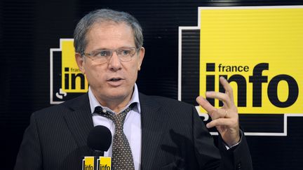 Philippe Chaffanjon, ancien directeur de France Info et de France Bleu, disparu en 2013, ici le 2 septembre 2009 à Paris. (BERTRAND GUAY / AFP)