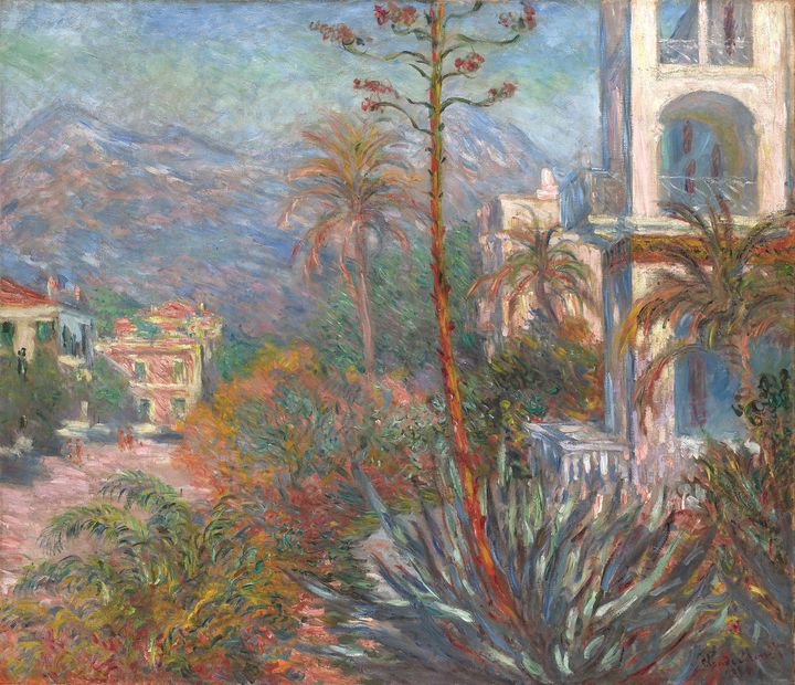 "Les Villas à Bordighera" de Claude Monet (1884), huile sur toile, musée d'Orsay (Paris). Ce tableau sera exposé à Nice. (MUSEE D'ORSAY / RMN-GRAND PALAIS / PATRICE SCHMIDT)