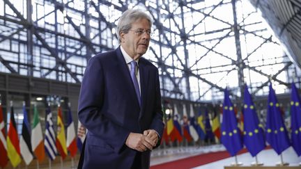 Paolo Gentiloni est le commissaire européen en charge de l'économie.&nbsp; (OLIVIER HOSLET / EPA)