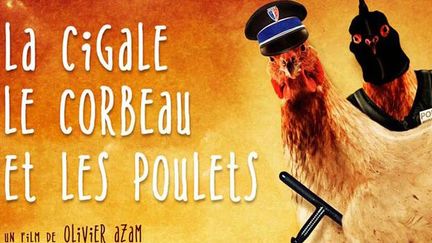 L'affiche du film "La Cigale, le Corbeau et les Poulets"
 (France 3 / Culturebox)