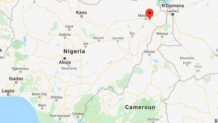 Capture d'écran de la&nbsp;région de Konduga, située dans l'Etat du Borno, au Nigeria, le 24 mars 2020.&nbsp; (GOOGLE MAPS)