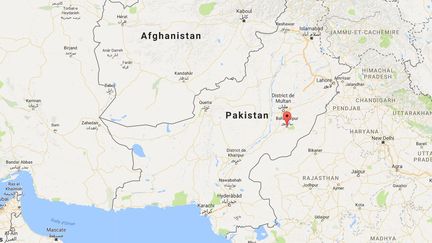 L'explosion d'un camion-citerne transportant du pétrole a tué au moins 123 personnes, à Bahawalpur, au Pakistan, dimanche 25 juin 2017.&nbsp; (GOOGLE MAPS)