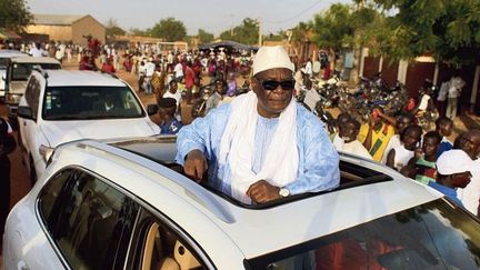 Ibrahim Boubacar Keita en tournée électorale lors de l'élection présidentielle de 2013 (Rebecca Blackwell AP)