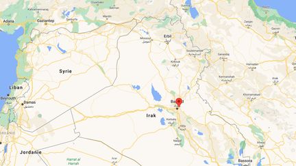 L'attaque a eu lieu à Bagdad, en Irak, le 19 jillet 2021.
 (GOOGLE MAPS)