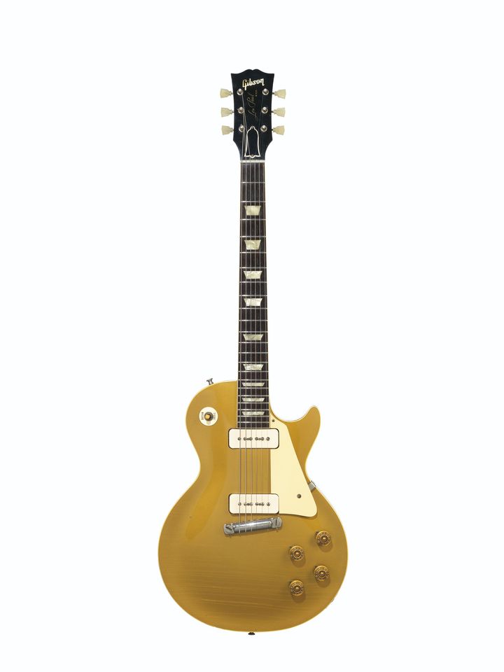 GIBSON INCORPORATED, KALAMAZOO, 1955 A SOLID-BODY ELECTRIC GUITAR, LES PAUL (CHRISTIE'S  - THE DAVID GILMOUR GUITAR COLLECTION)