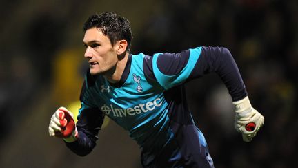 L'ancien gardien de Lyon actuellement &agrave; Tottenham, Hugo Lloris, le 31 octobre 2012 &agrave; Norwich (Royaume-Uni). (OLLY GREENWOOD / AFP)