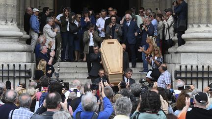 Le 12 août 2019 ont lieu les obsèques du cinéaste Jean-Pierre Mocky, mort à l'âge de 86 ans à Paris.&nbsp; (DOMINIQUE FAGET / AFP)