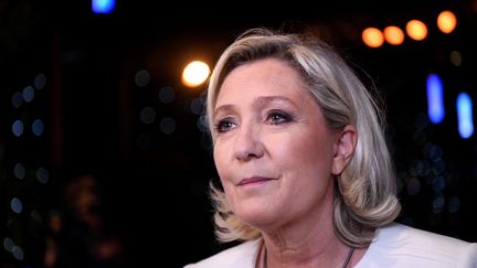 Marine Le Pen au soir des élections européennes, le 26 mai 2019, à Paris. (BERTRAND GUAY / AFP)