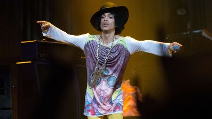 Prince sur scène à Leeds, en Angleterre, le 24 mai 2014
 (Gsaa / ZDS / Wenn.com / Sipa)