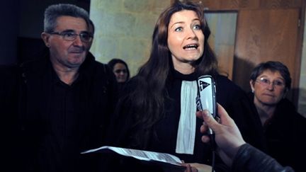 L'avocate des salariés de Benoist Girard, filiale de la société américaine Stryker (© AFP PHOTO MYCHELE DANIAU)