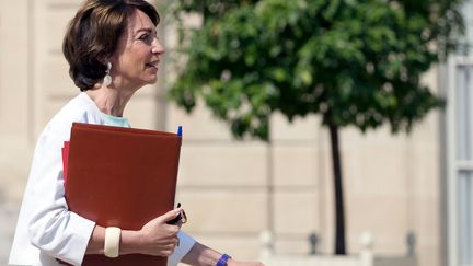 Marisol Touraine, ministre de la Sant&eacute;, le 30 juillet 2014, &agrave; l'Elys&eacute;e, &agrave; Paris. (KENZO TRIBOUILLARD / AFP)