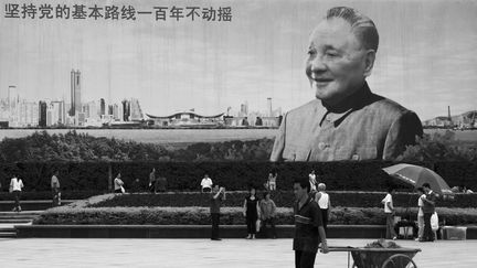 Monument représentant&nbsp;Deng Xiaoping,&nbsp;secrétaire général du&nbsp;Parti communiste, à Pékin (Chine). (MAXPPP)