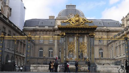 Le palais de justice de Paris, le 4 f&eacute;vrier 2014, lors du premier proc&egrave;s d'un Rwandais pour sa participation pr&eacute;sum&eacute;e au g&eacute;nocide de 1994. (MUSTAFA YALCIN / ANADOLU AGENCY / AFP)