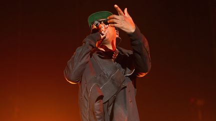 Le rappeur Jay Z, lors d'un concert au festival Coachella, en Californie, le 12 avril. (CHRISTOPHER POLK / GETTY IMAGES NORTH AMERICA / AFP)