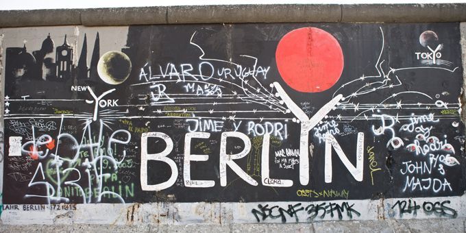 Graffitis sur le mur de Berlin
 (Wilfried Kecichwost/AFP)