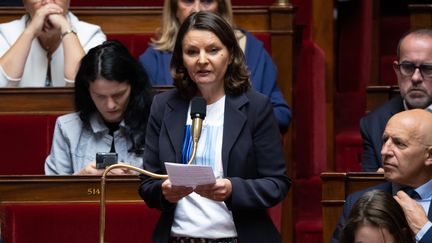 La députée écologiste Eva Sas à l'Assemblée nationale, le 26 septembre 2023. (ALEXIS SCIARD / MAXPPP)