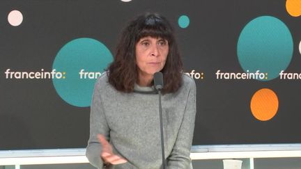 Cécile Pivot, fille cadette de Bernard Pivot, vendredi 15 novembre 2024. (FRANCEINFO / RADIO FRANCE)